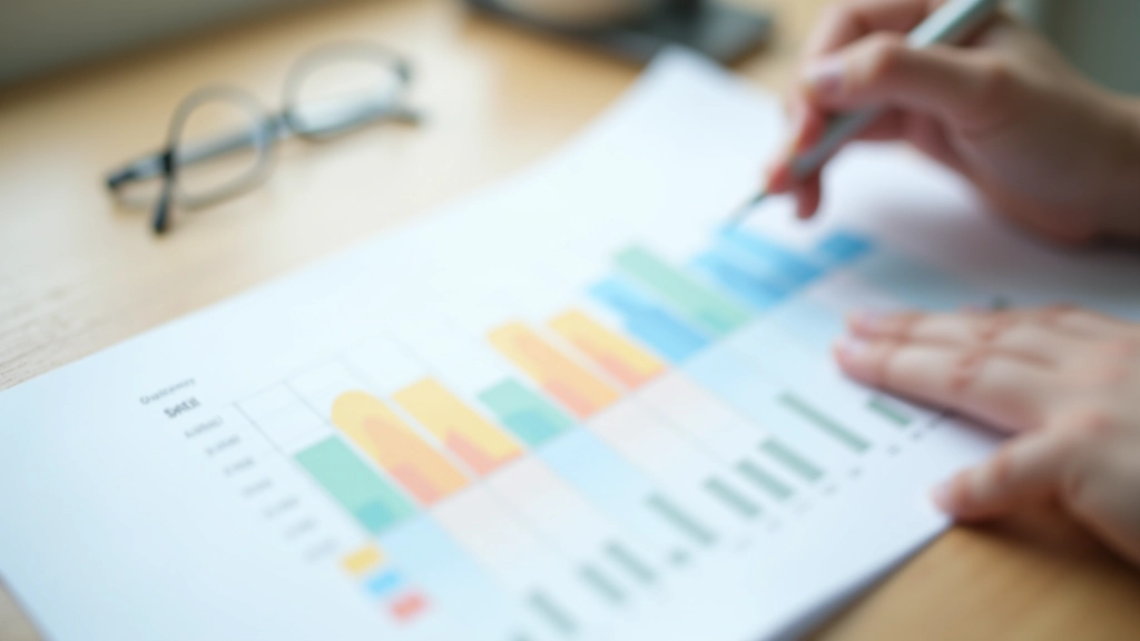 Colorful chart or graph showing spending patterns across different expense categories